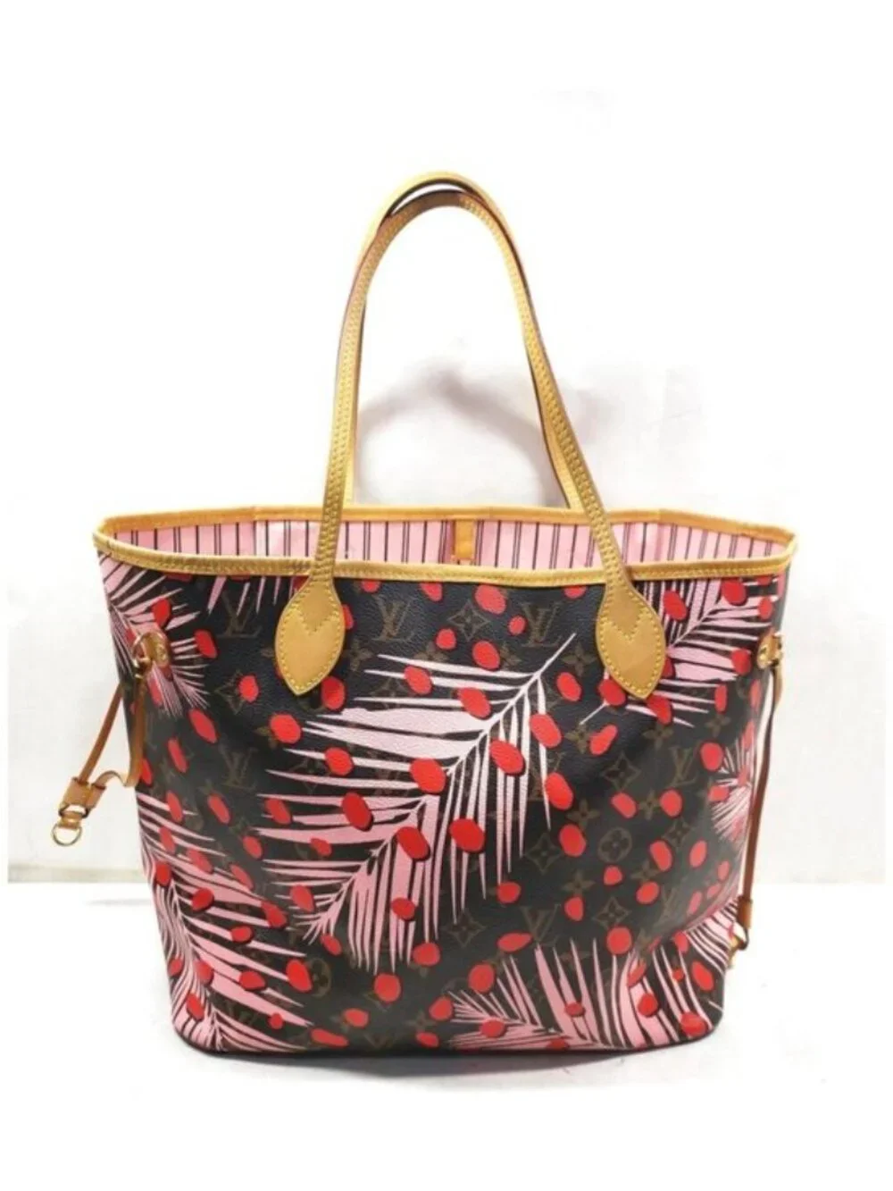 Authentic Louis Vuitton Neverfull MM Jungle Dots Limited Edition Shoulder Bag